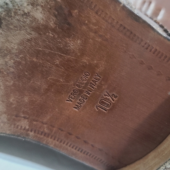 Brooks Brothers Wingtip Oxford Brown Leather Men\'s Dress Shoes Sz.10.5